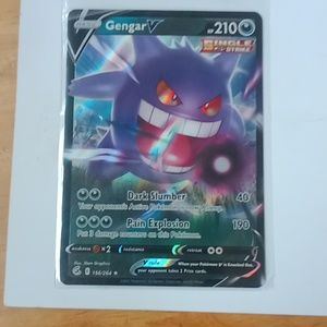 Pokemon cards GengarV 2021 156/264 ultra rare mint shape